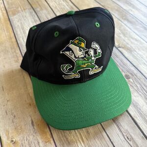 Vintage Notre Dame Fighting Irish NCAA SnapBack Hat Twins Enterprise